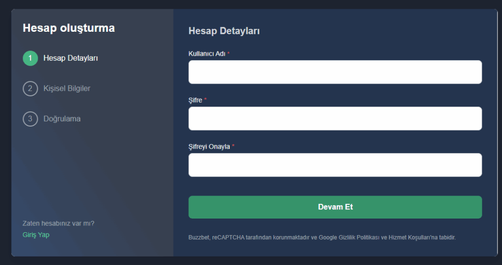 Buzzbet Giriş